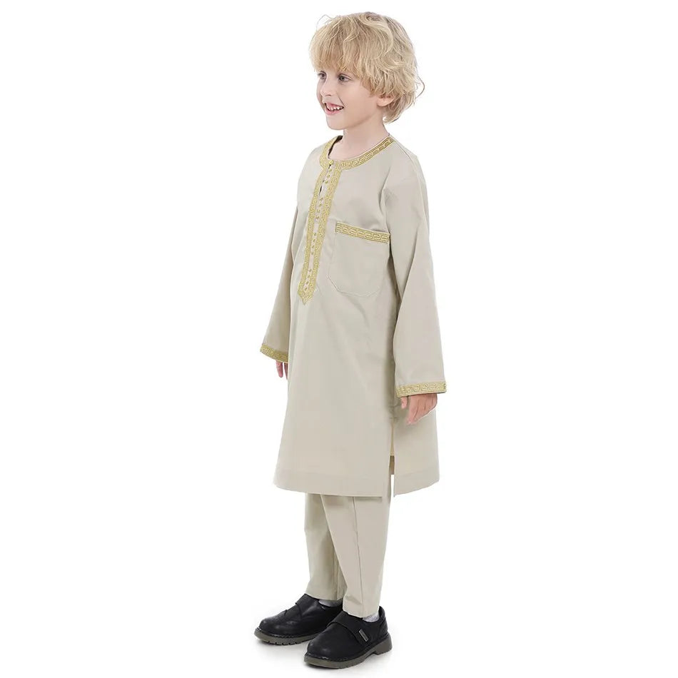 Two-Piece Thobe for Boys