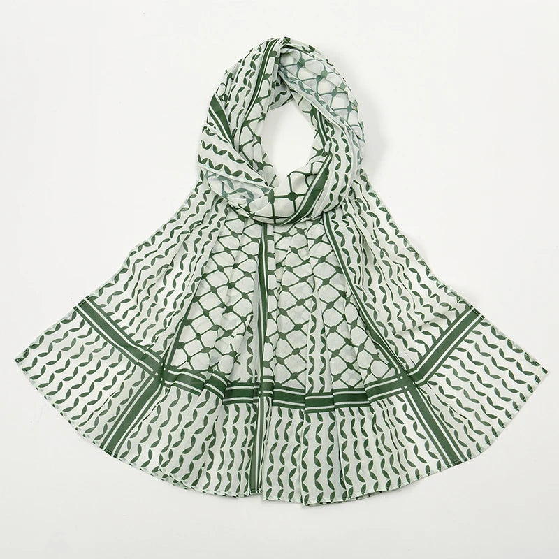 Chiffon Keffiyeh Hijab