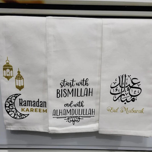 Eid Mubarak Insipired Tea Towel