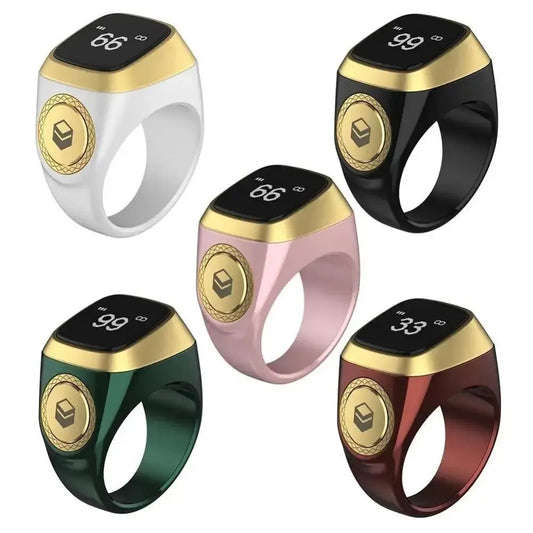 Waterproof Smart Dhikr Ring
