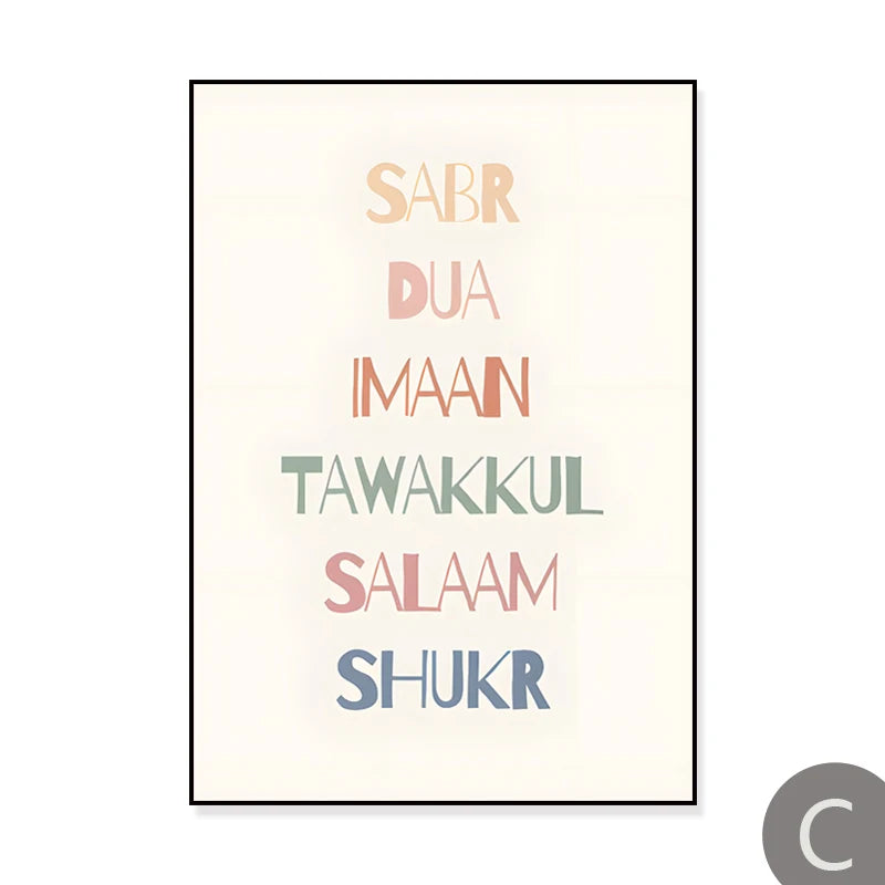Arabic Learning Decor for Kids
