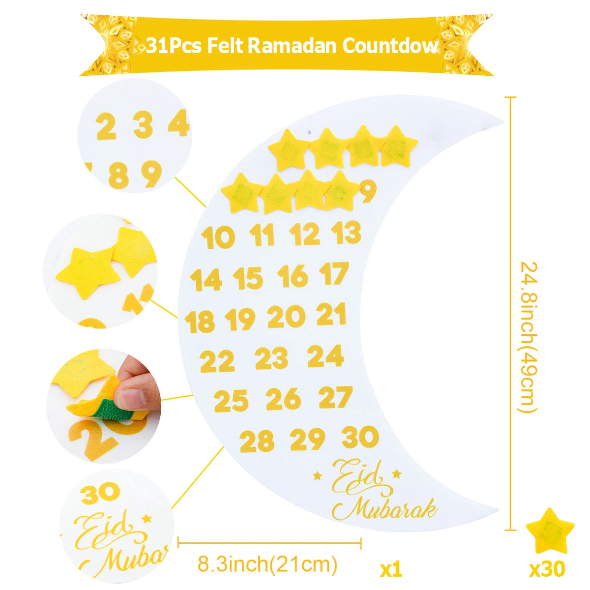 Ramadan Countdown Felt Calendar