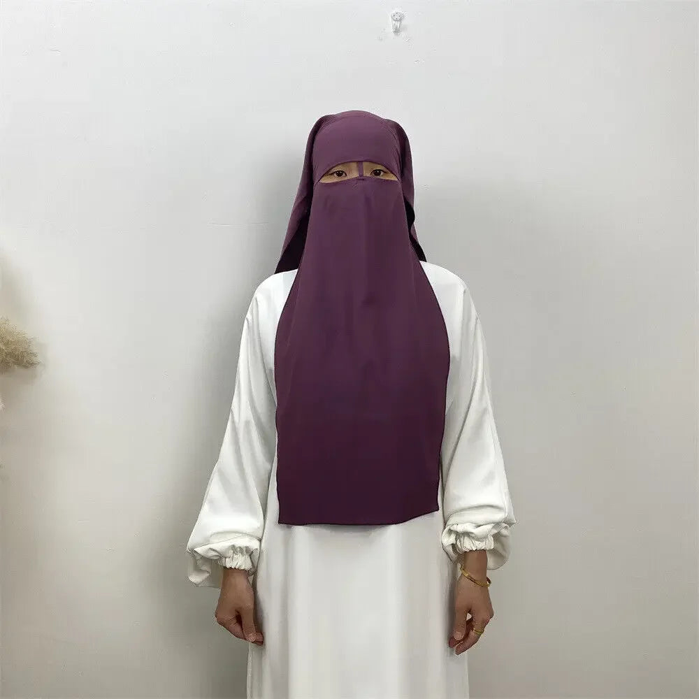 2 Layer Nose Pinch Niqab