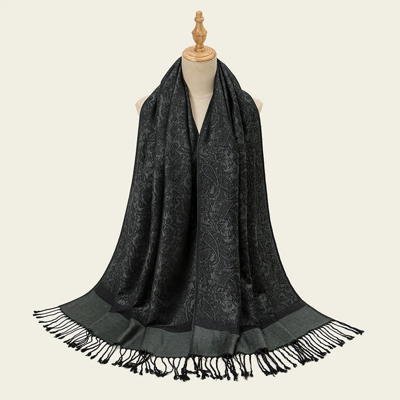 Floral Pashmina Hijab