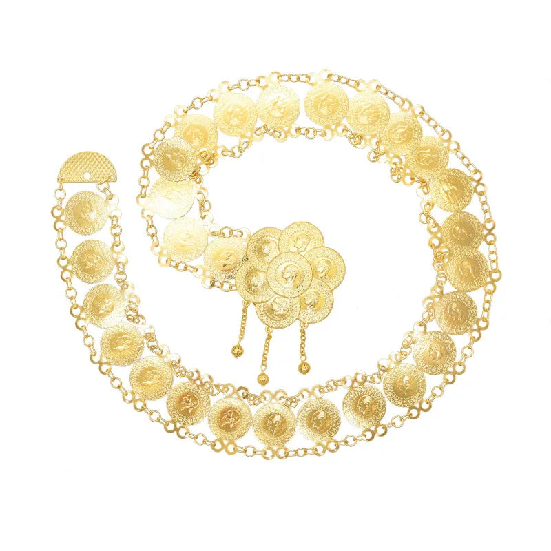Gold Coin Waist Chain