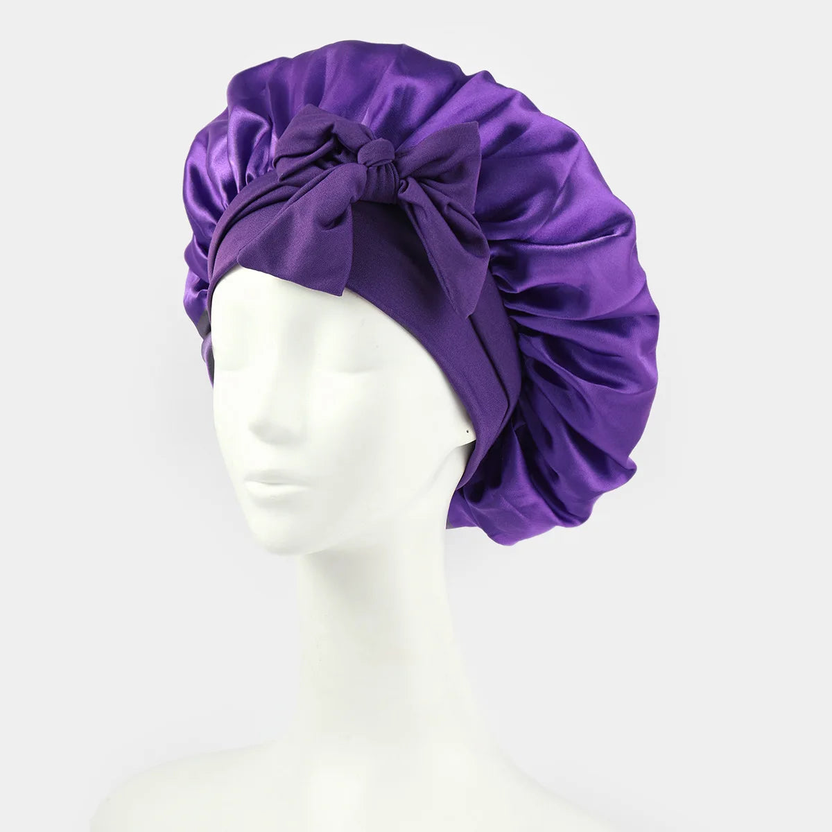 Adjustable Silk Satin Bonnet