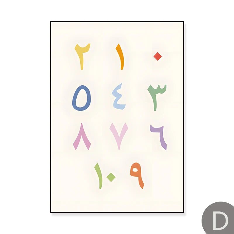 Arabic Learning Decor for Kids