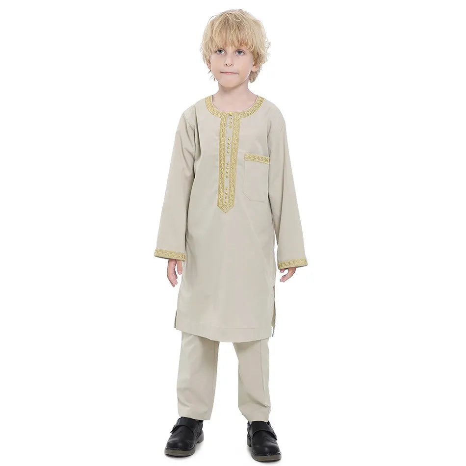 Two-Piece Thobe for Boys