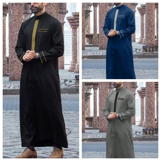 Neck Detail Jubba Thobe