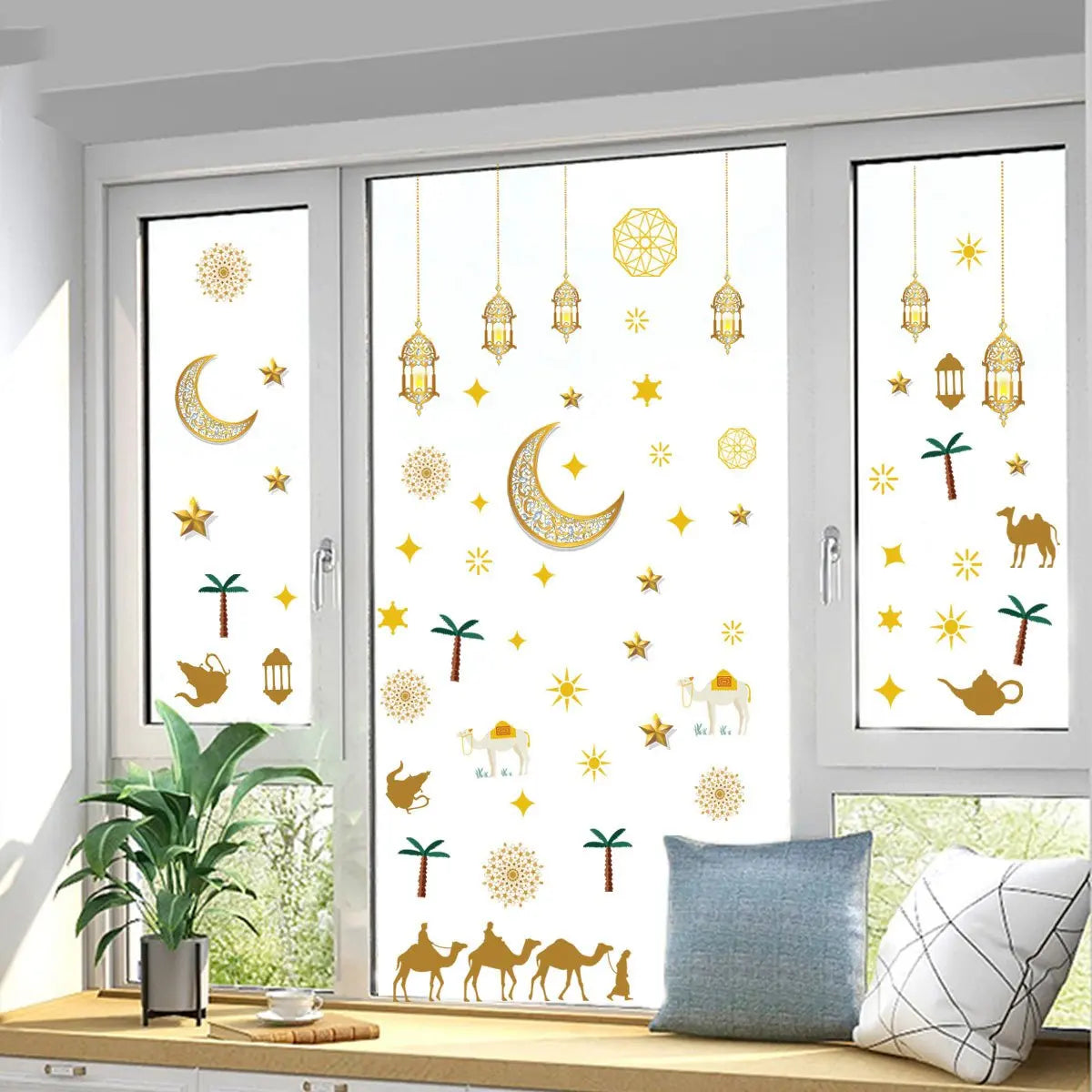 Eid Window Stickers