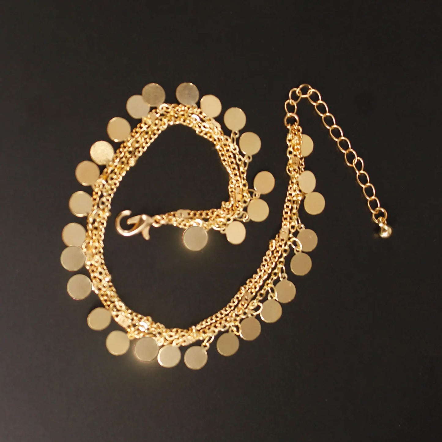 Gold Coin Anklet