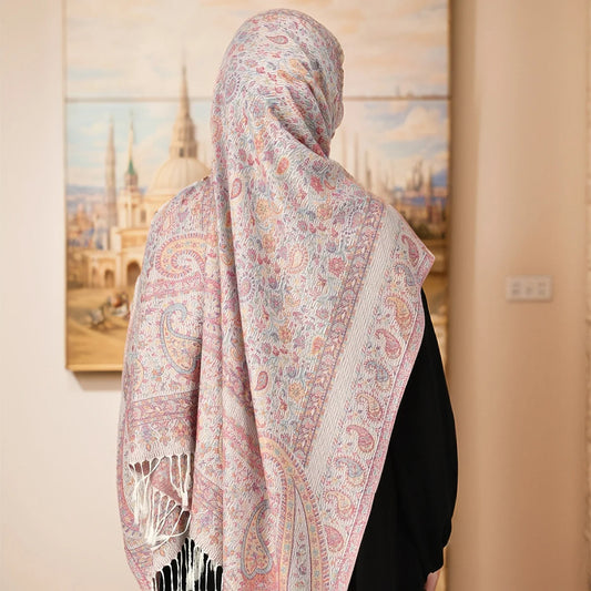 Floral Pashmina Hijab