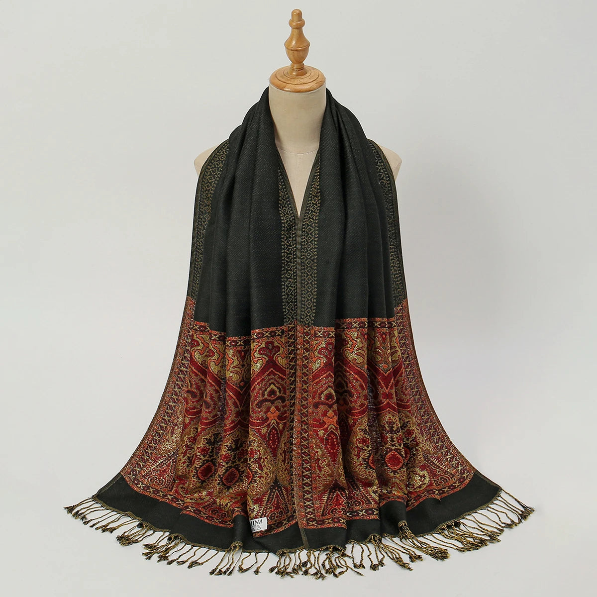 Floral Pashmina Hijab