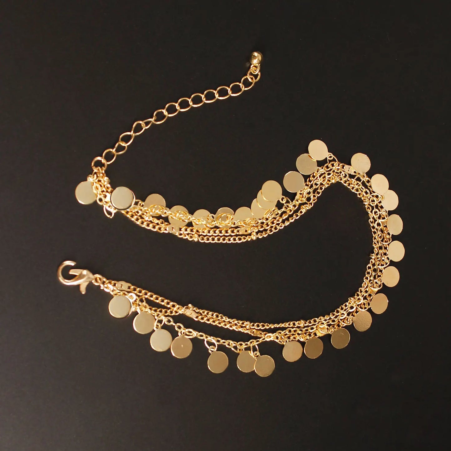 Gold Coin Anklet