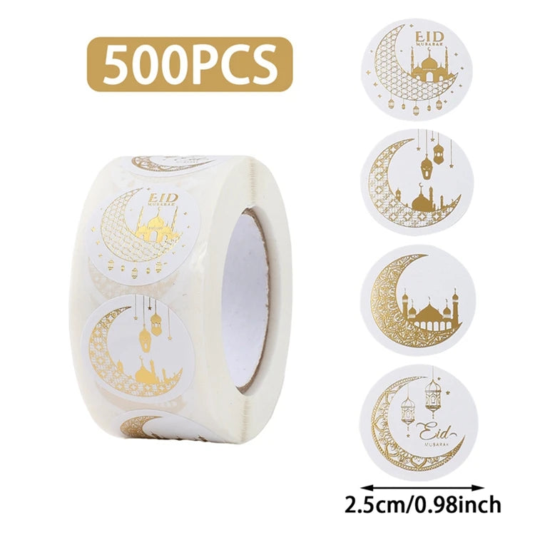 Roll of Eid Mubarak Stickers
