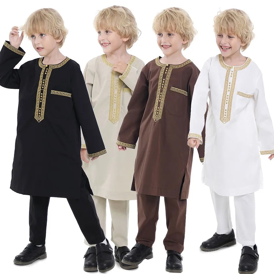 Two-Piece Thobe for Boys