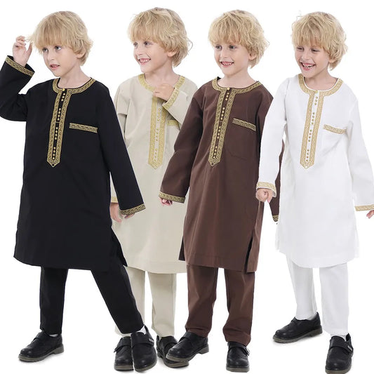 Two-Piece Thobe for Boys