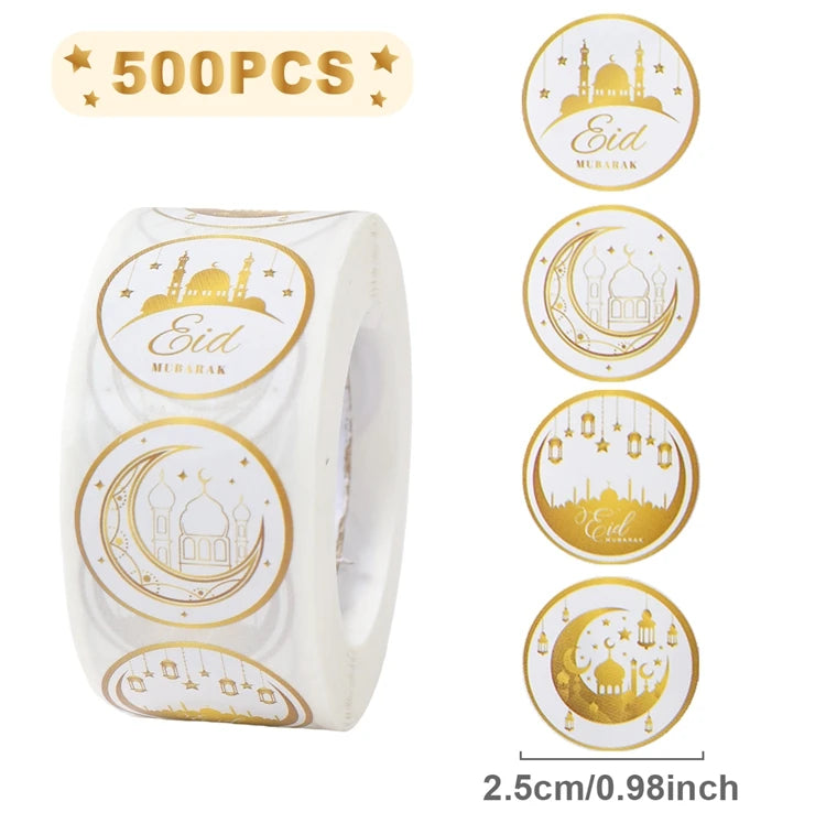 Roll of Eid Mubarak Stickers