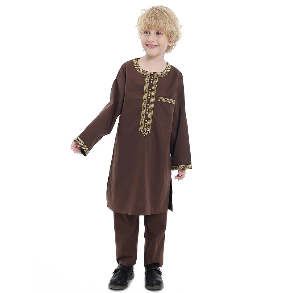 Two-Piece Thobe for Boys
