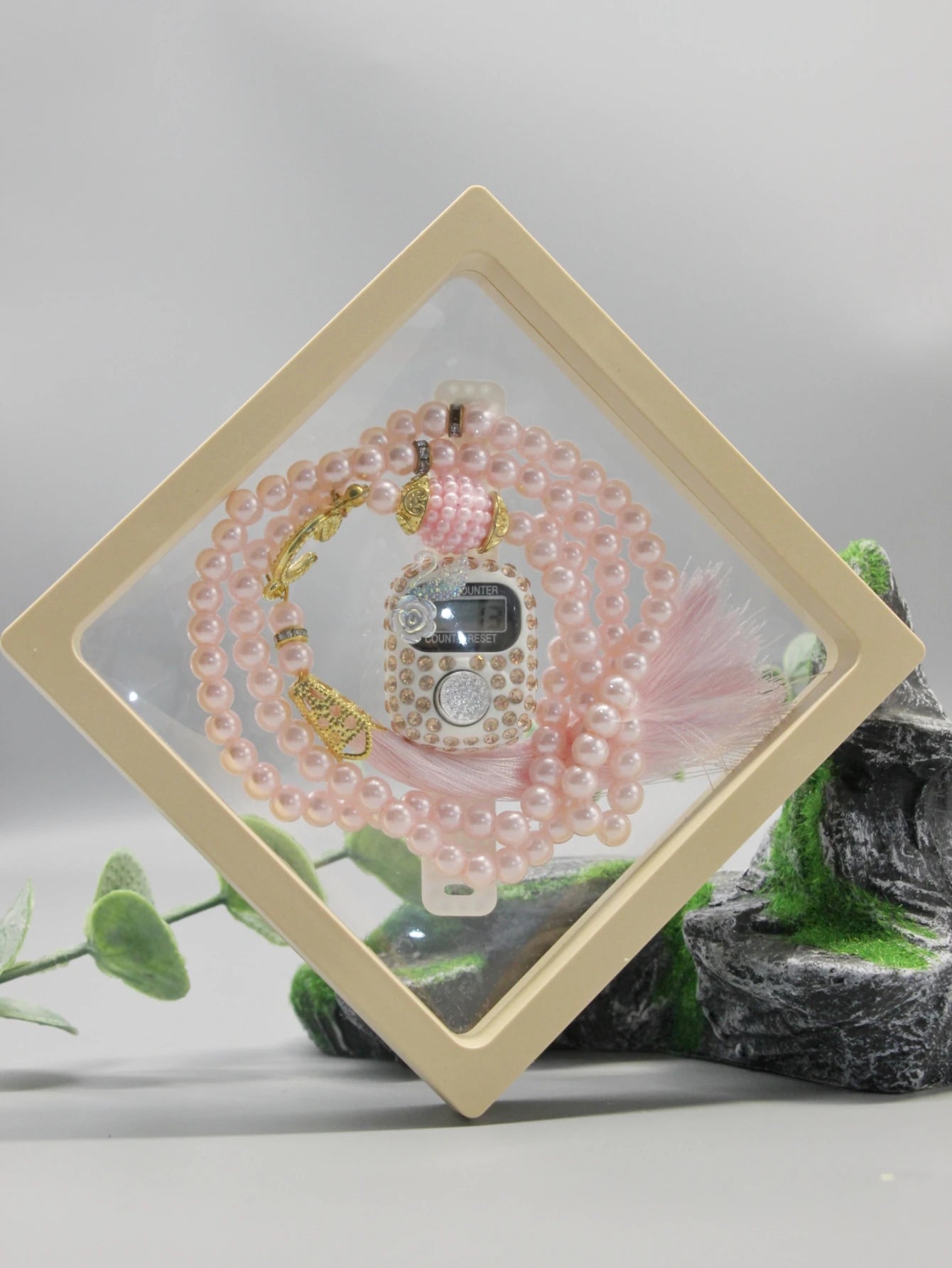 99 Bead Misbaha & Matching Tally Counter Gift