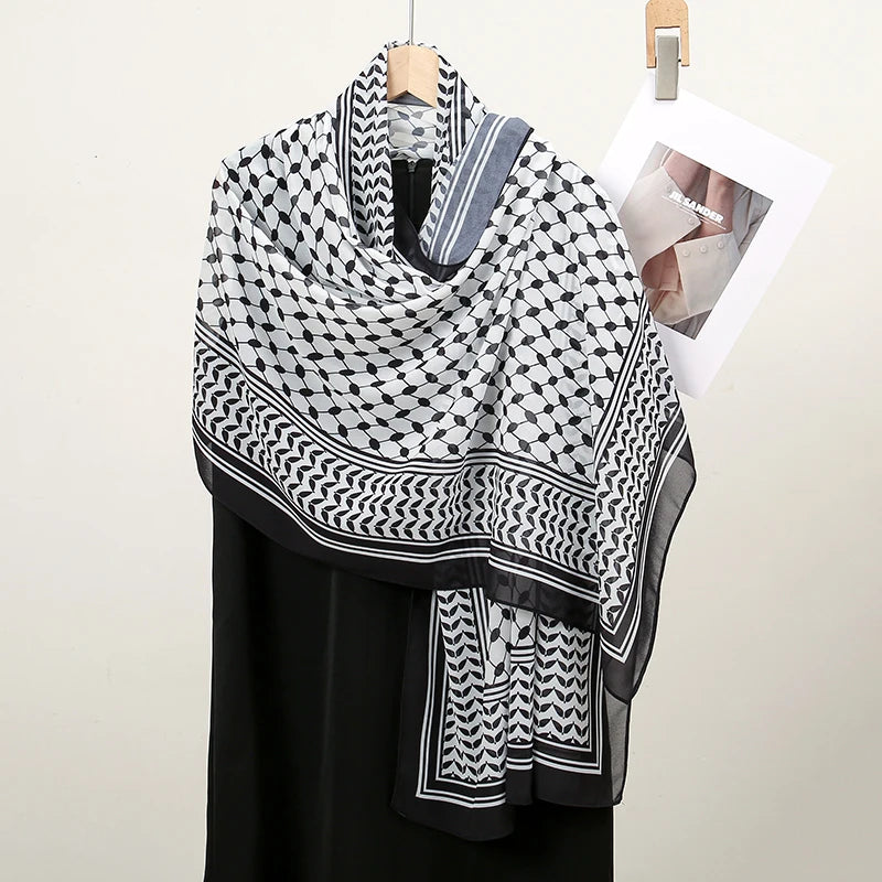 Chiffon Keffiyeh Hijab
