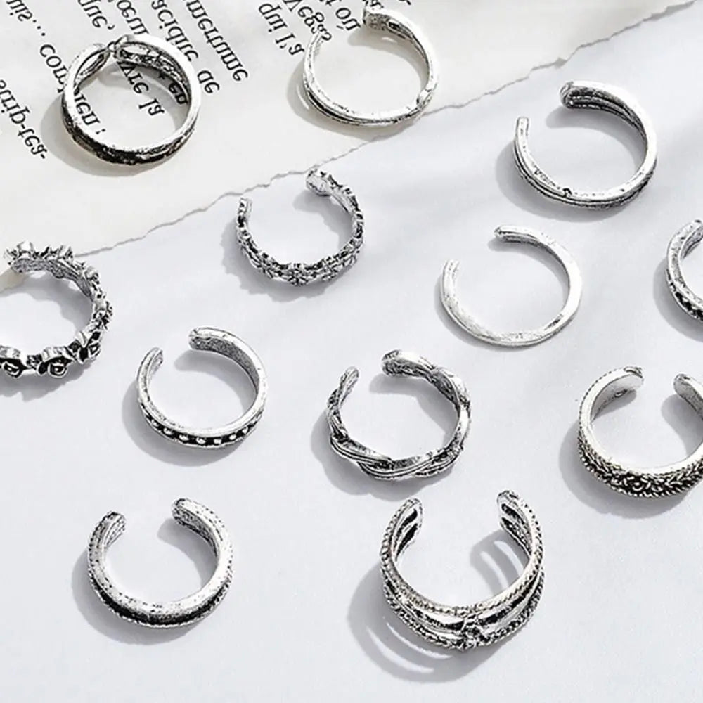 Set of 12 Toe Rings
