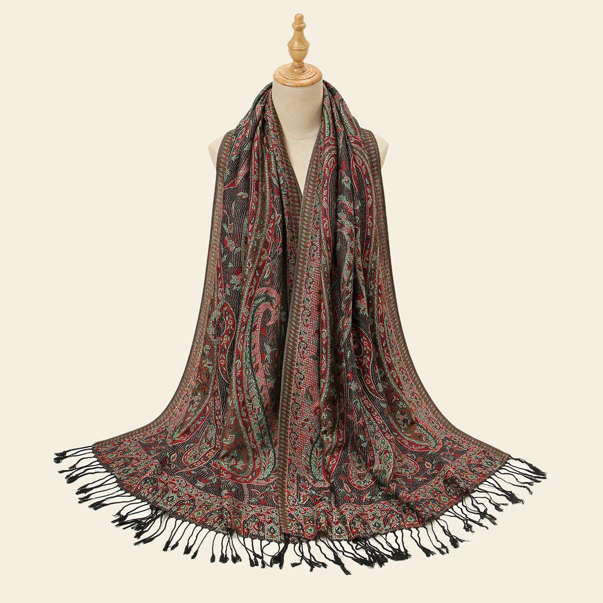 Floral Pashmina Hijab