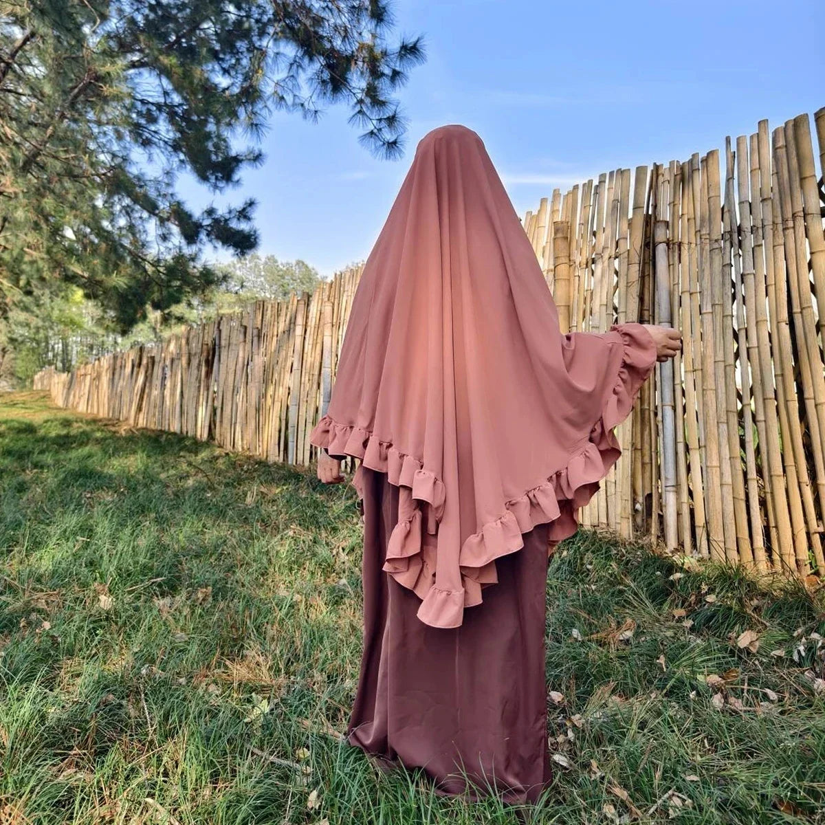 One Layer Ruffle Khimar
