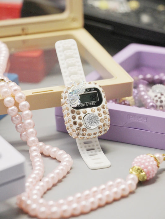 99 Bead Misbaha & Matching Tally Counter Gift