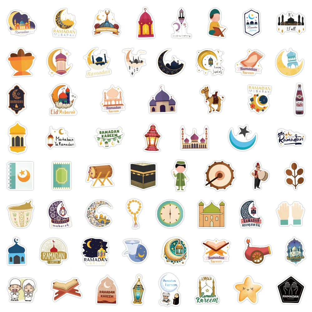 10/30/60/120 Ramadhan Kareem Inspired Stickers
