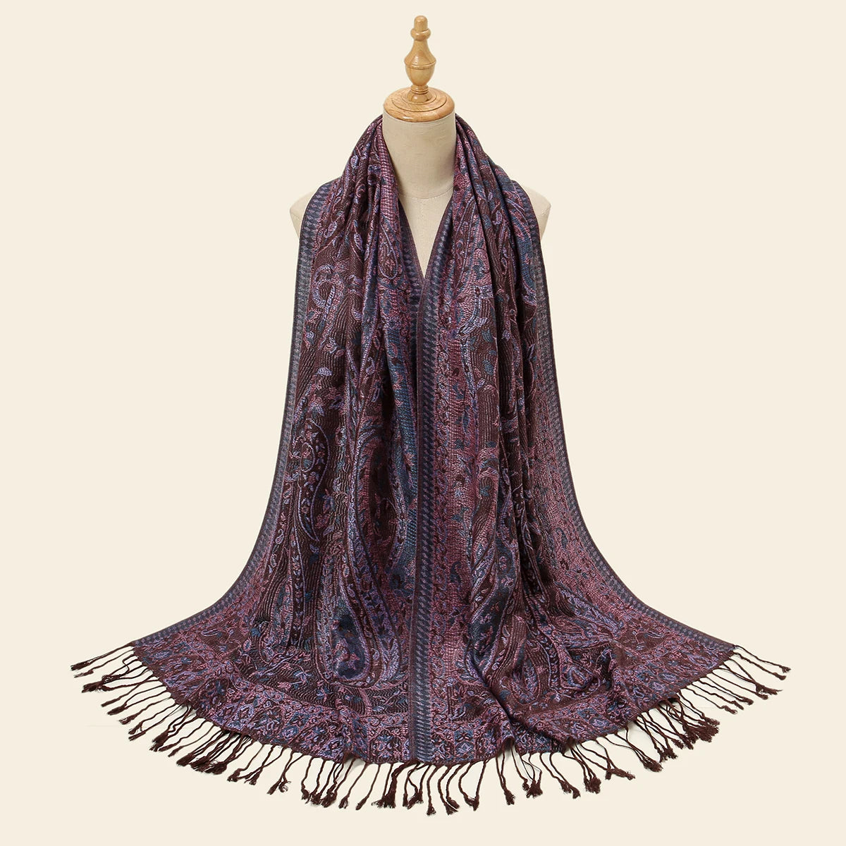 Floral Pashmina Hijab