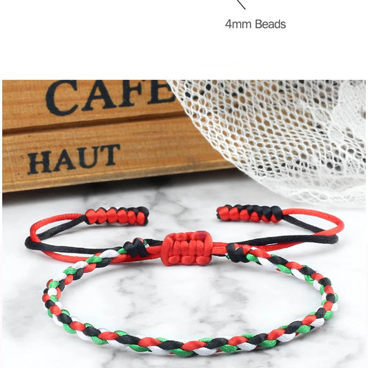Adjustable Arab Flag Bracelet