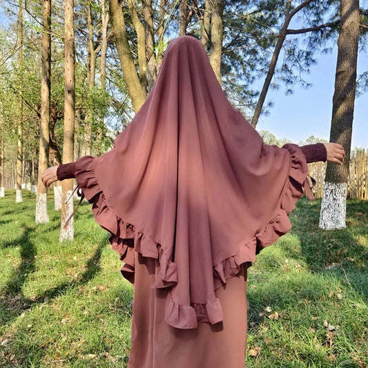 One Layer Ruffle Khimar