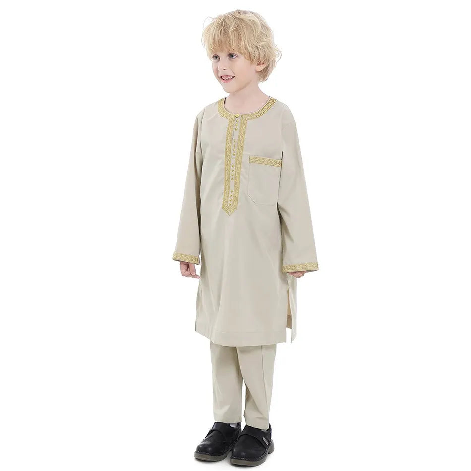 Two-Piece Thobe for Boys