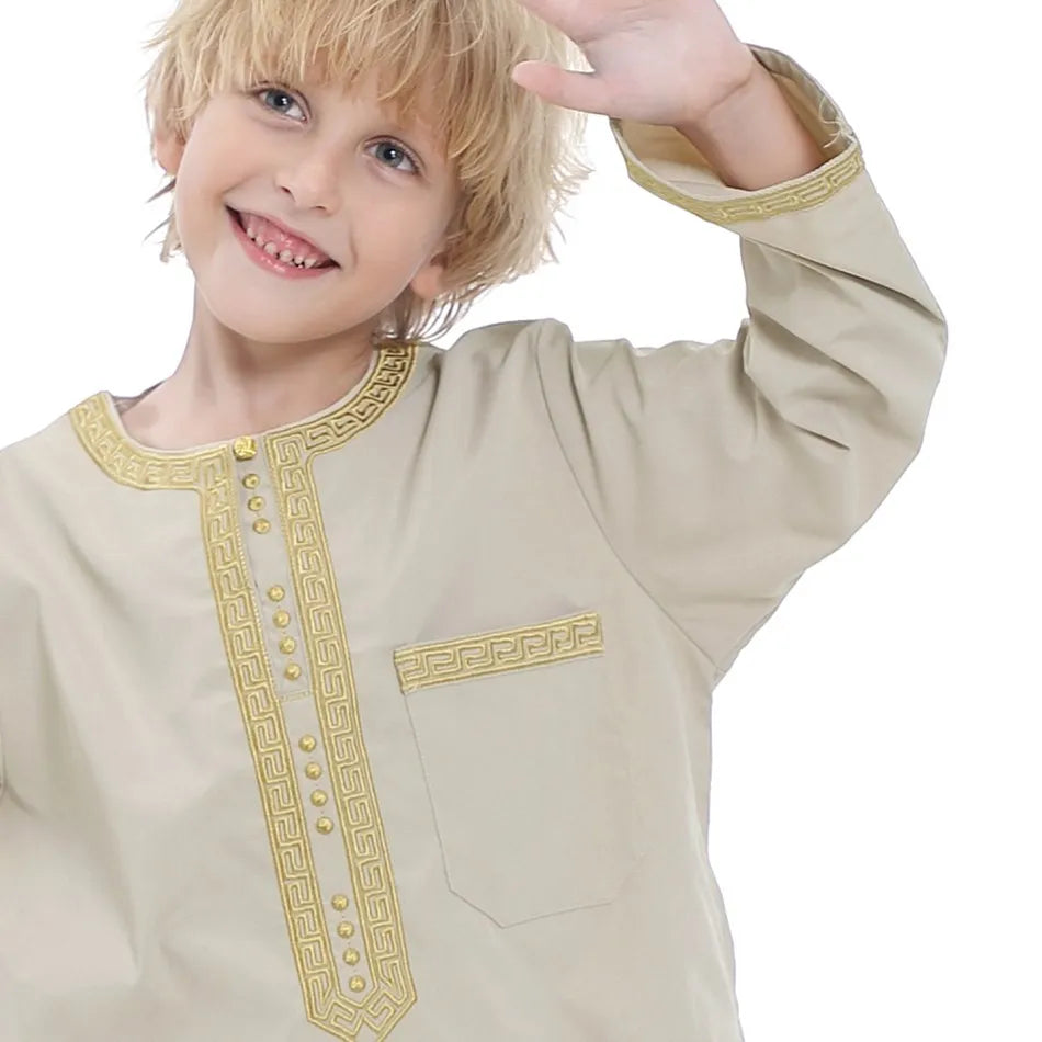 Two-Piece Thobe for Boys