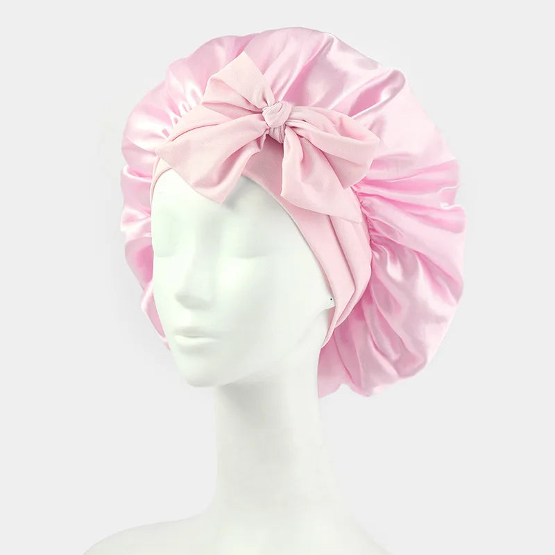 Adjustable Silk Satin Bonnet