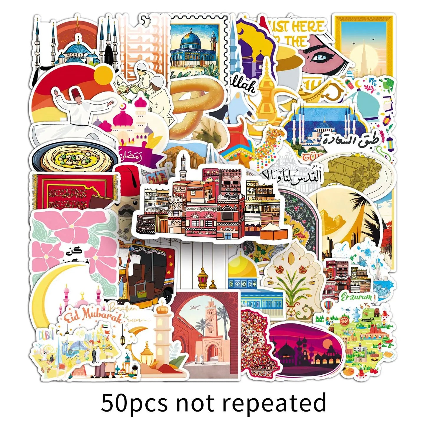 10/50 Middle Eastern Inspired Stickers