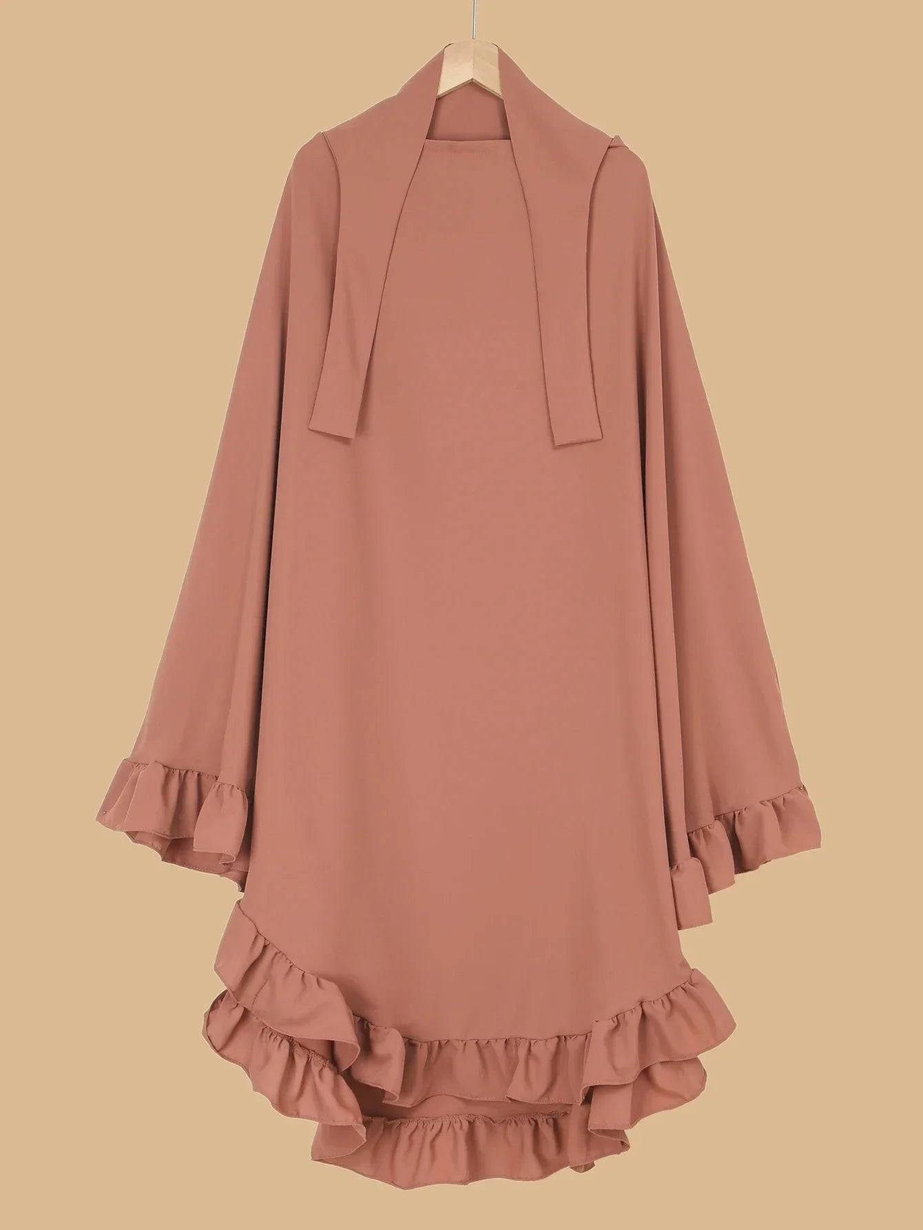 One Layer Ruffle Khimar