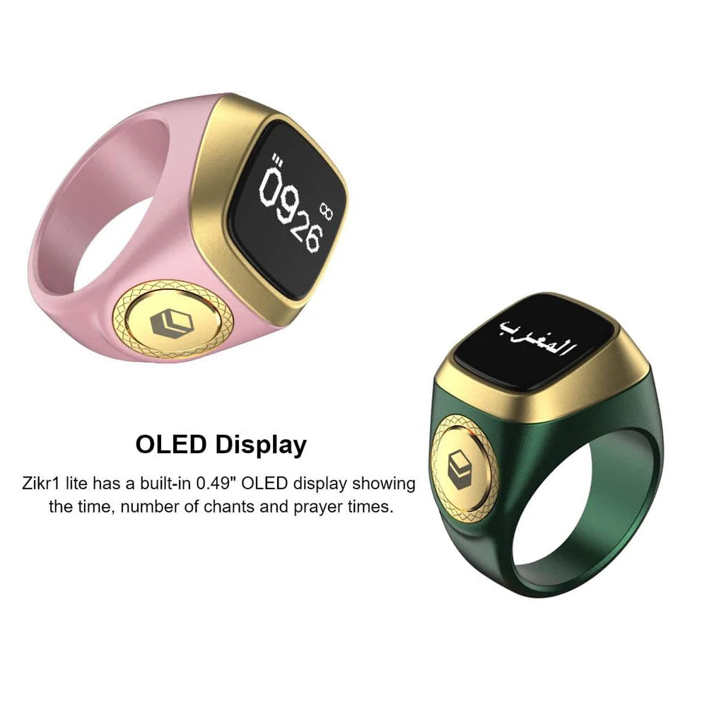 Waterproof Smart Dhikr Ring