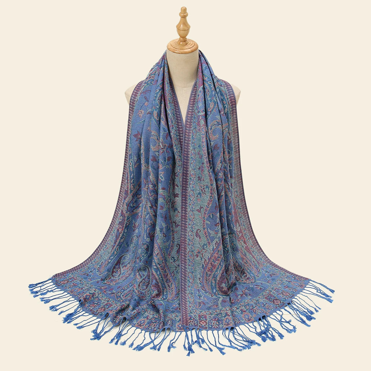 Floral Pashmina Hijab