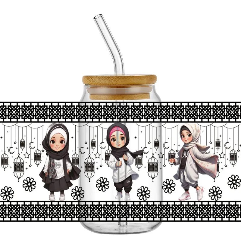 Islamic Decals for Kids Bottles