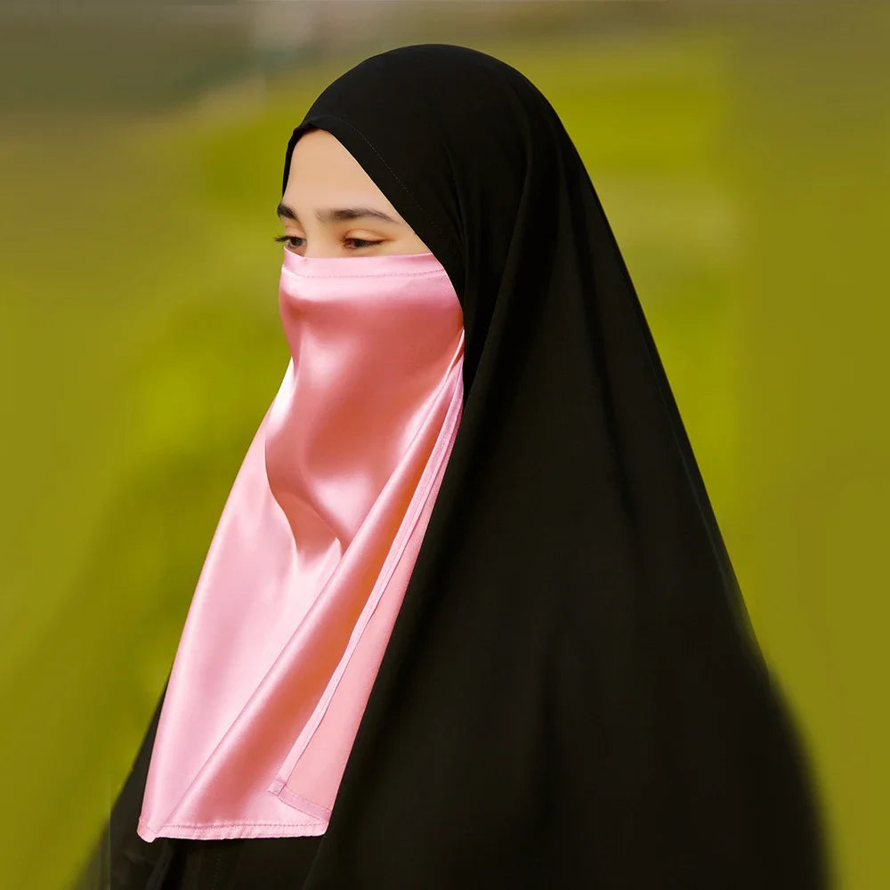 Satin Silk Niqab