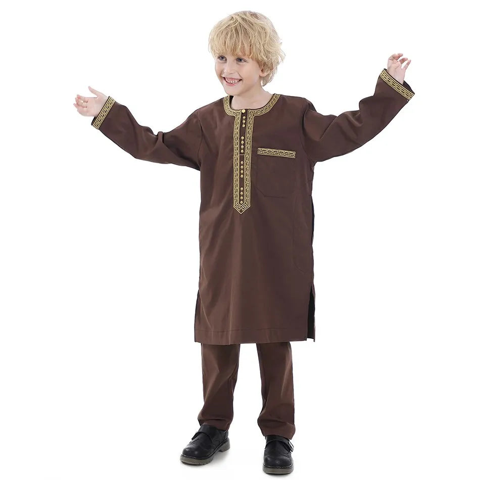Two-Piece Thobe for Boys