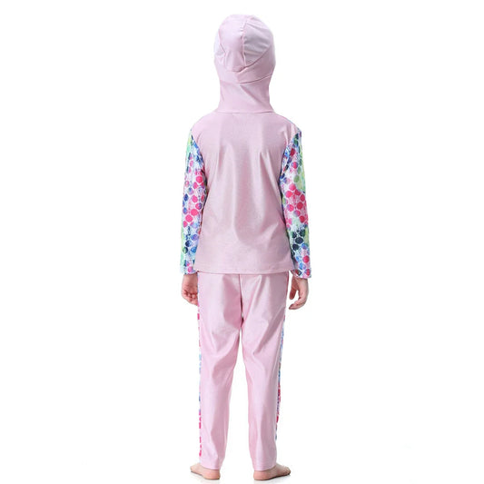 2 Piece Modest Girl's Swimwear