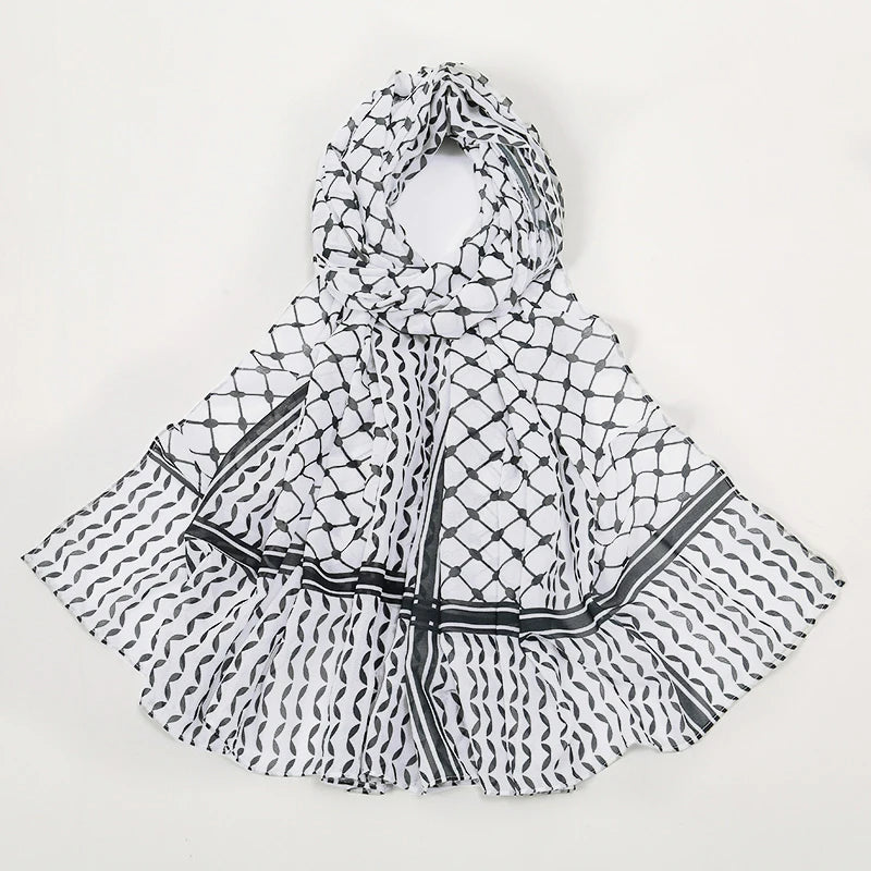 Chiffon Keffiyeh Hijab