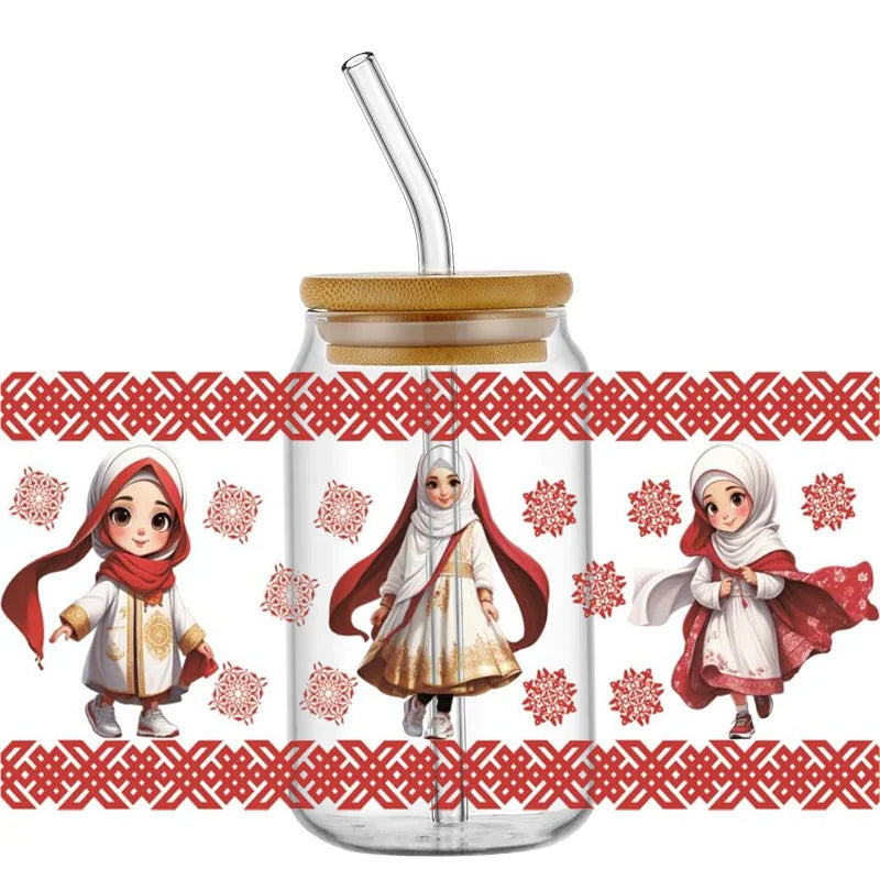 Islamic Decals for Kids Bottles