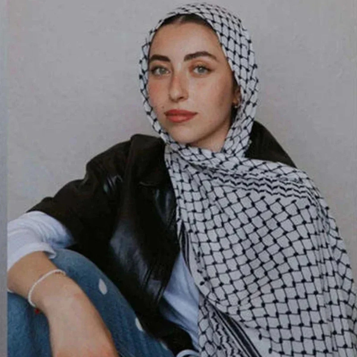 Chiffon Keffiyeh Hijab