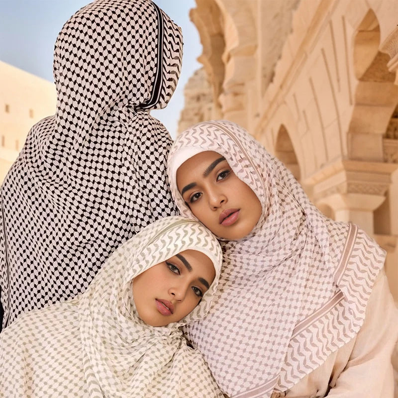 Chiffon Keffiyeh Hijab