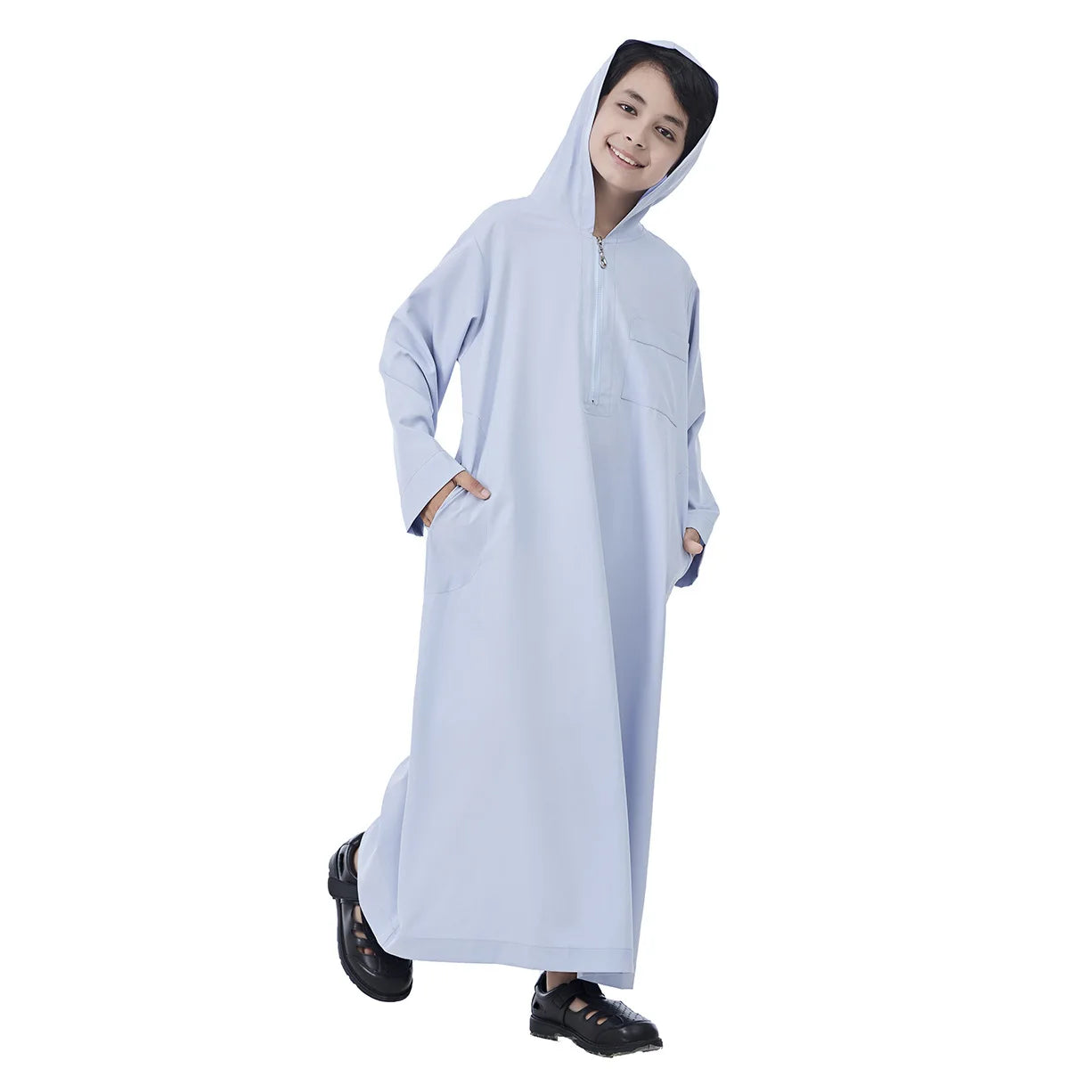 Hoodie Style Thobe for Boys