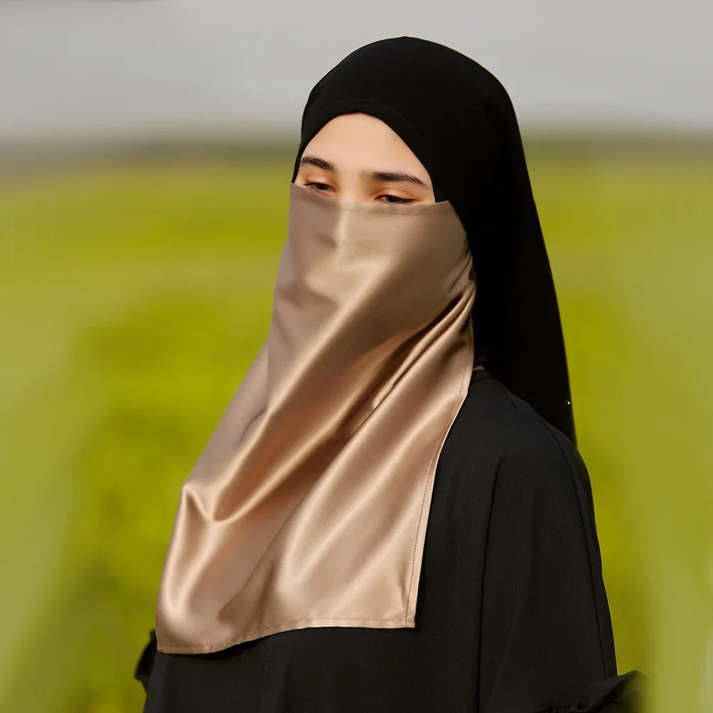 Satin Silk Niqab